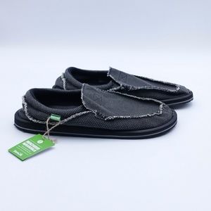 NEW Sanuk Chiba Loafer SMF1047 Black